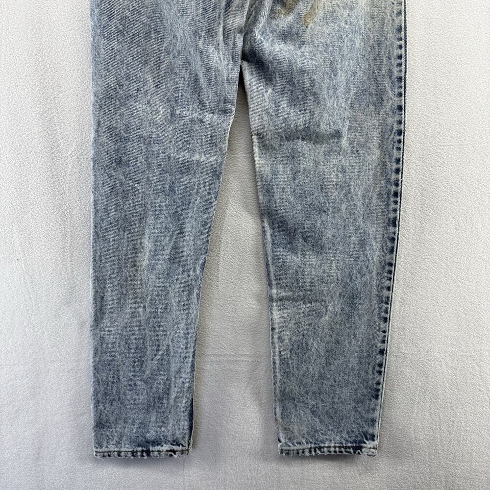 Vintage Levis Jeans Fits 30x33 Blue Acid Wash Orange Tab 40550 550USA Made 80s - Picture 10 of 16